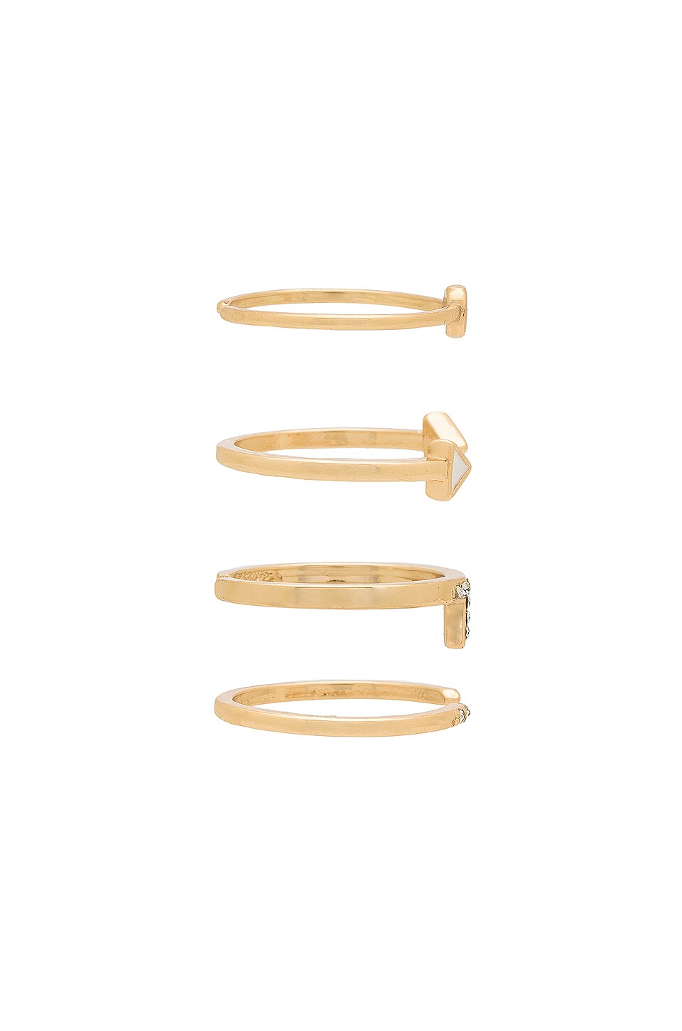 Ettika Ring Set in Gold