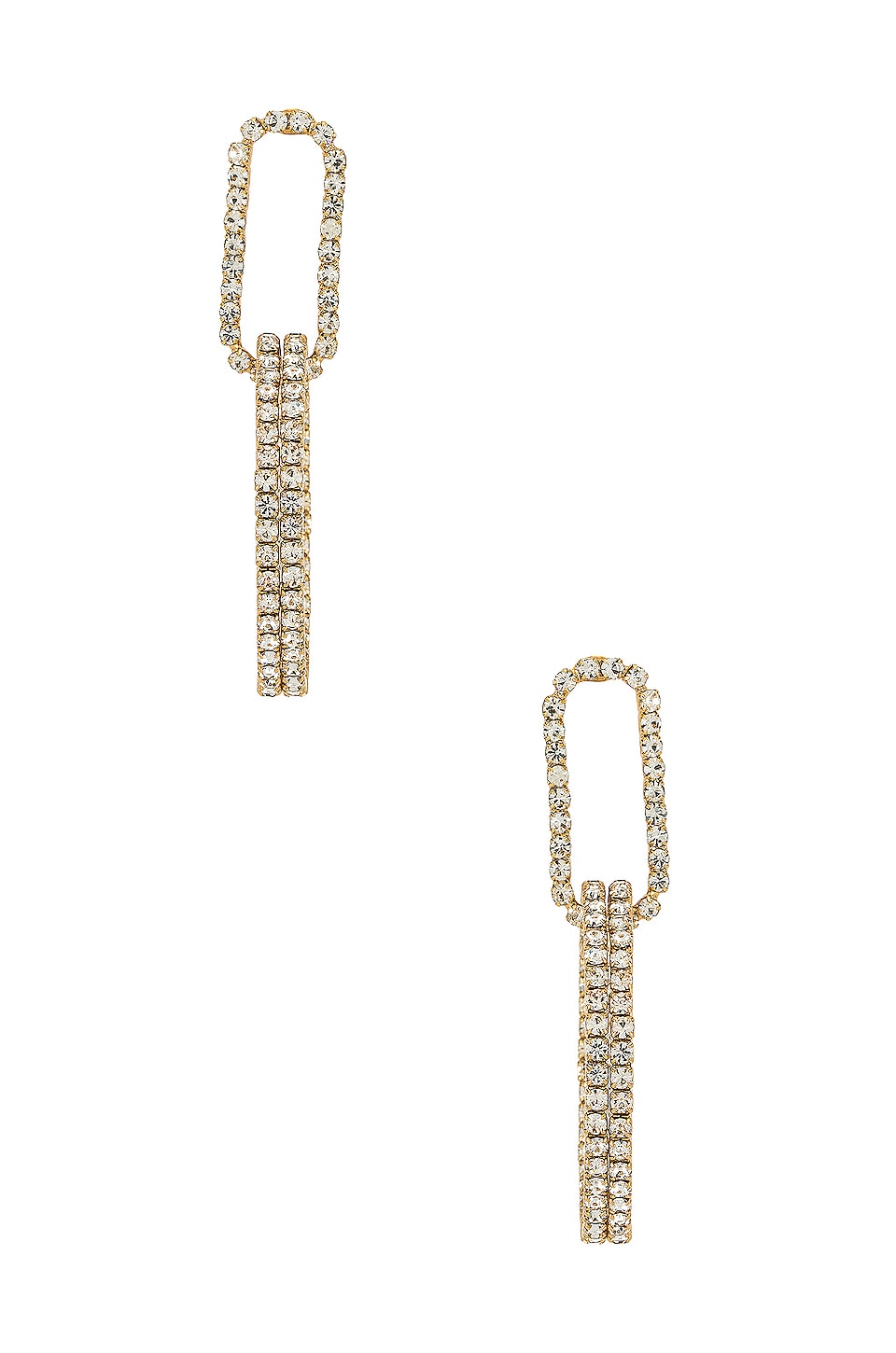 view 1 of 3 Double Drop Earrings in Gold