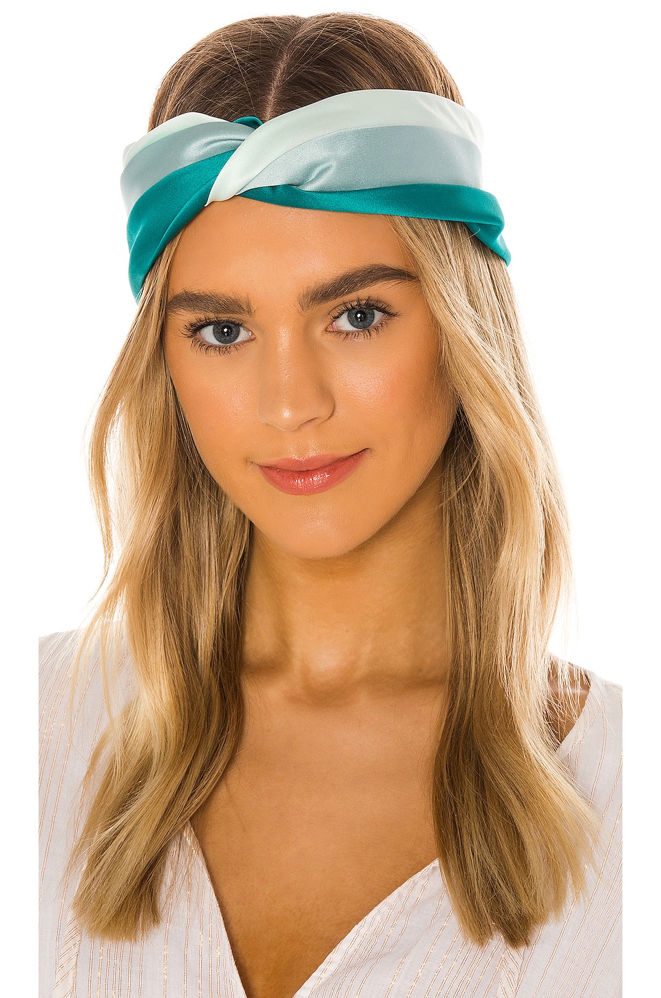 Eugenia Kim Hedy Headband in Mint, Seafoam & Teal