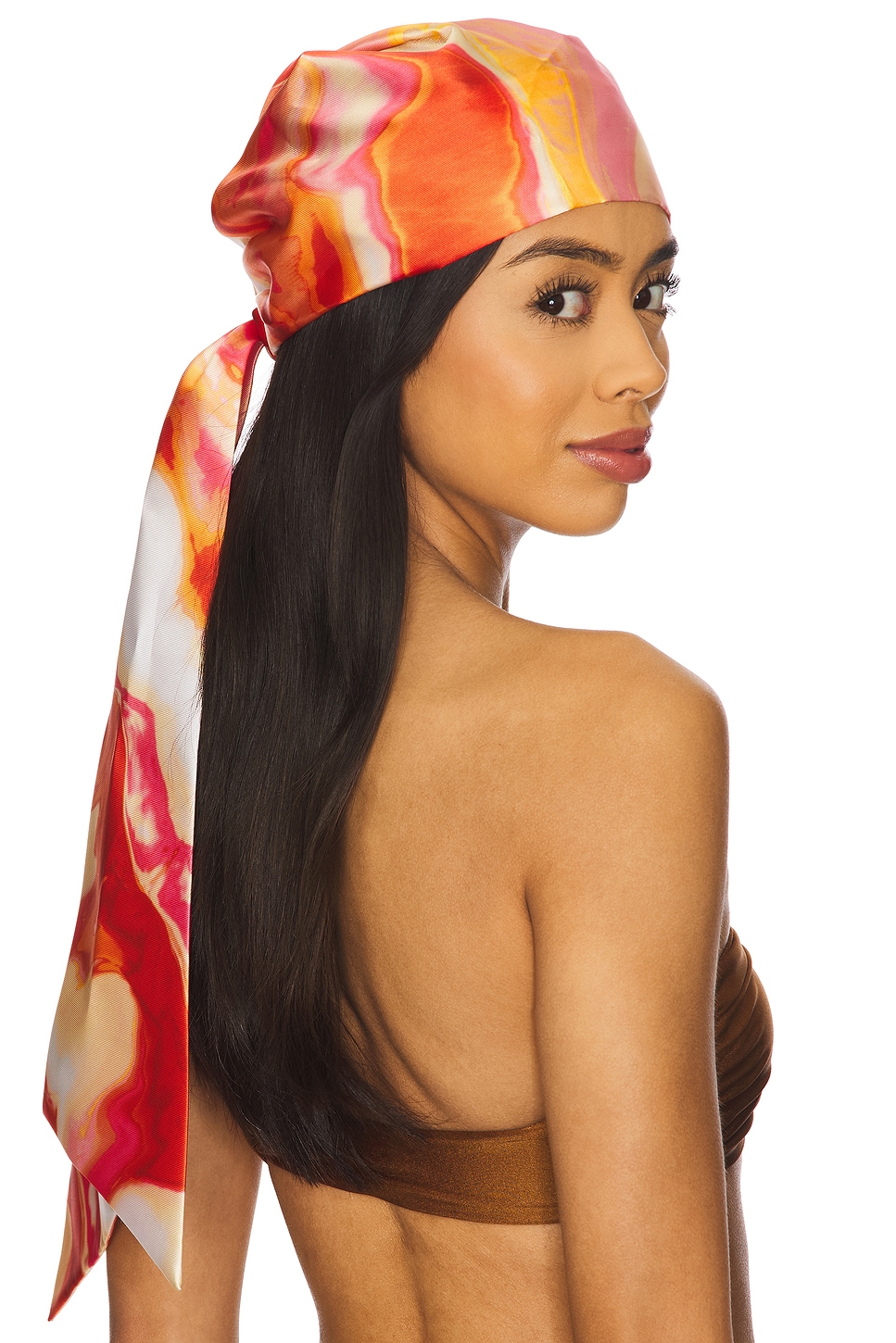 Eugenia Kim Gigi Headscarf in Pink & Yellow | REVOLVE display picture 2