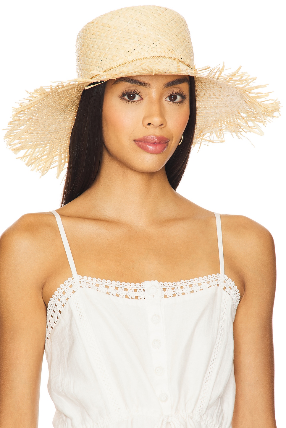 Eugenia Kim Natural Beige Woven Bucket Hat EUGENIA KIM Jonah crochet hat | NET-A-PORTER main image 4