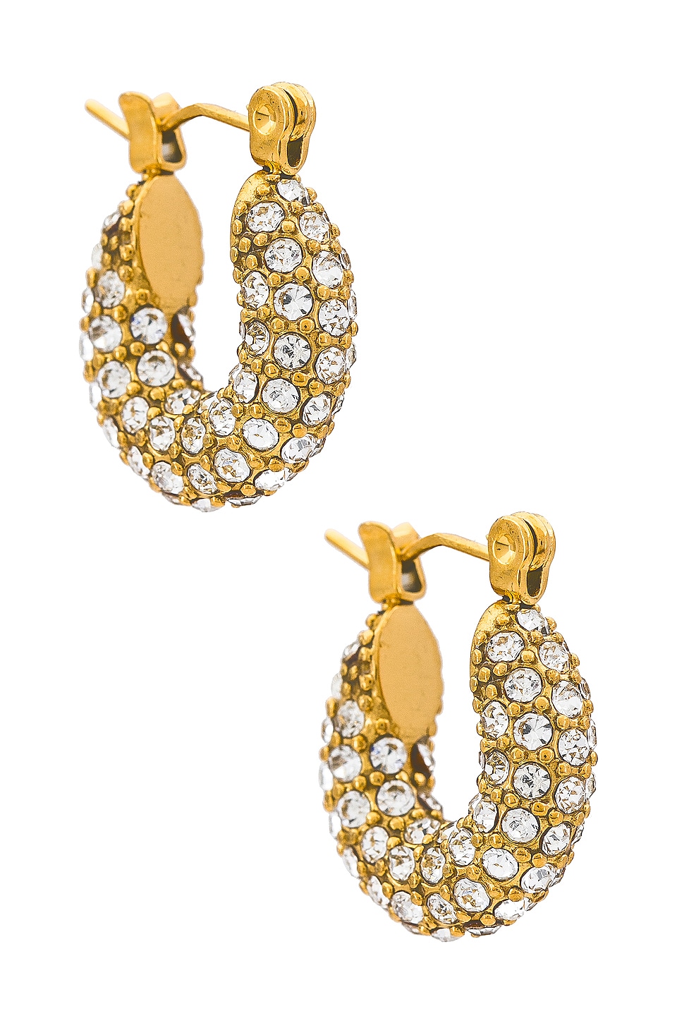 Ellie Vail Quinn Mini Hoop Earring in Gold REVOLVE