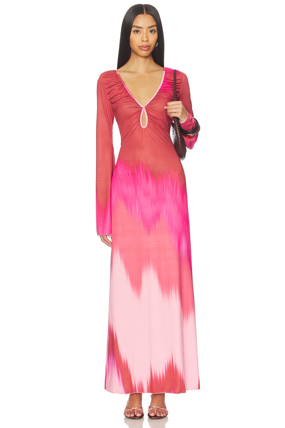 blushing pink dress Strapless Blush Pink Dress A-Line Wedding Guest Dress
