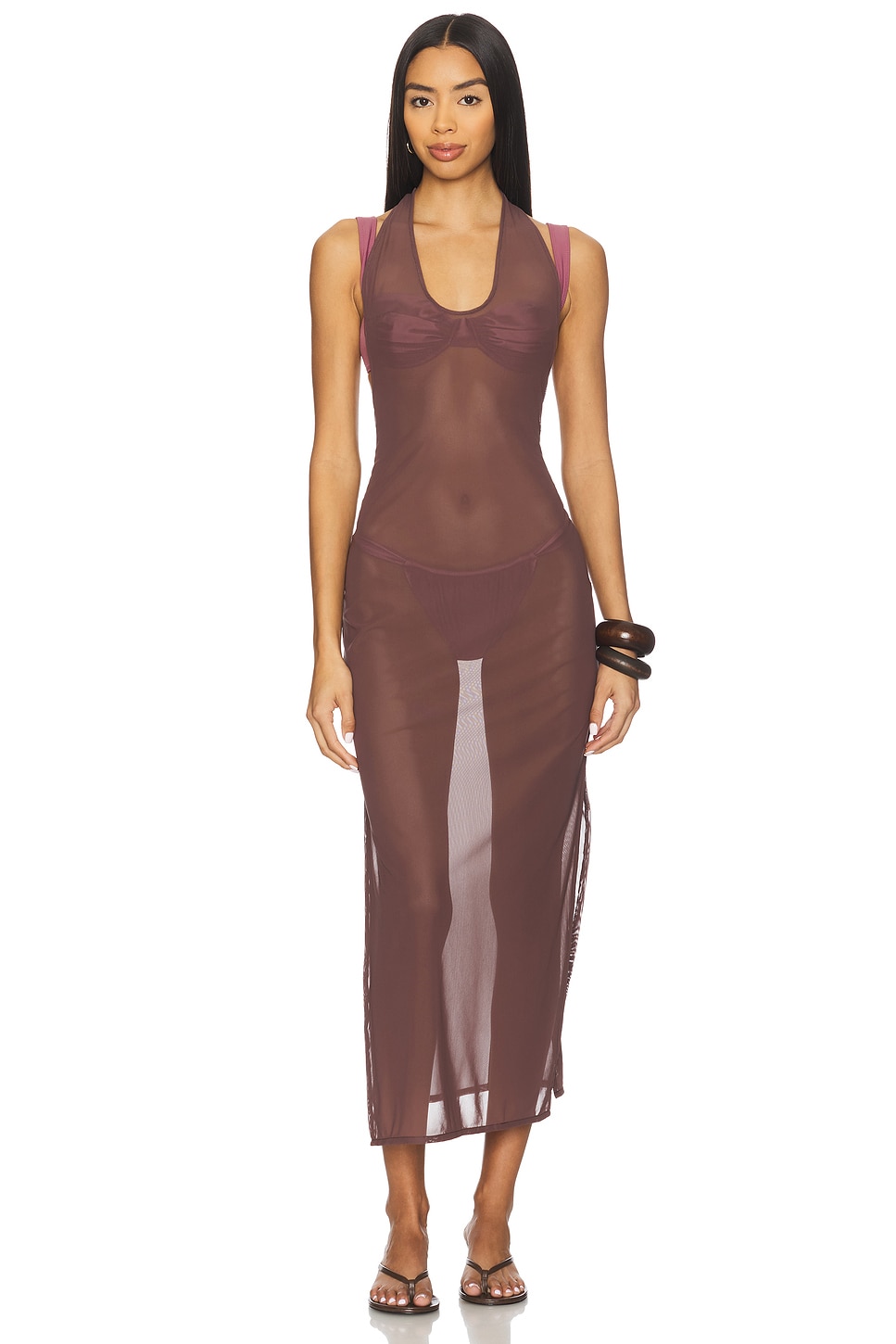 FAE Ava Maxi Dress in Espresso | REVOLVE