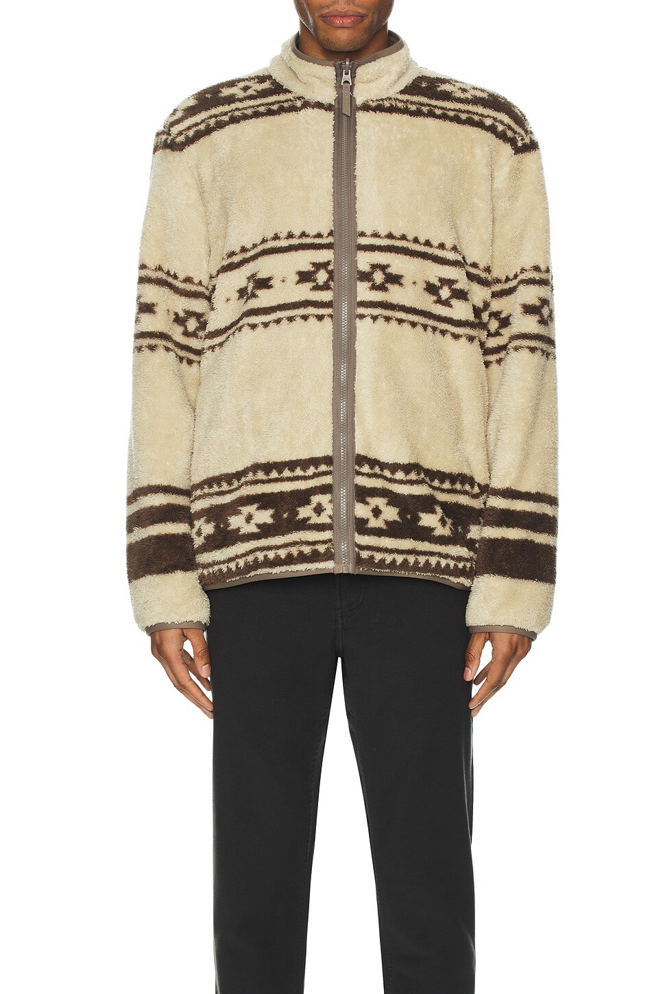 Faherty Reversible Jacket Faherty High Pile Fleece Reversible Jacket in Four Eagles | REVOLVE