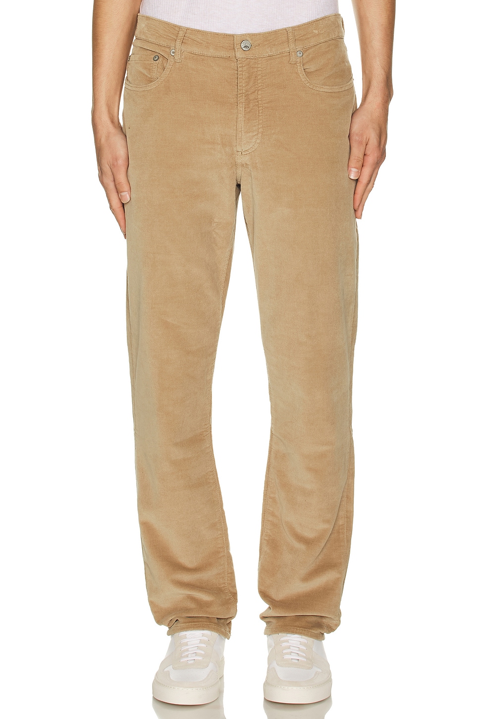 Stretch Terry Corduroy Pant - Thumbnail 4