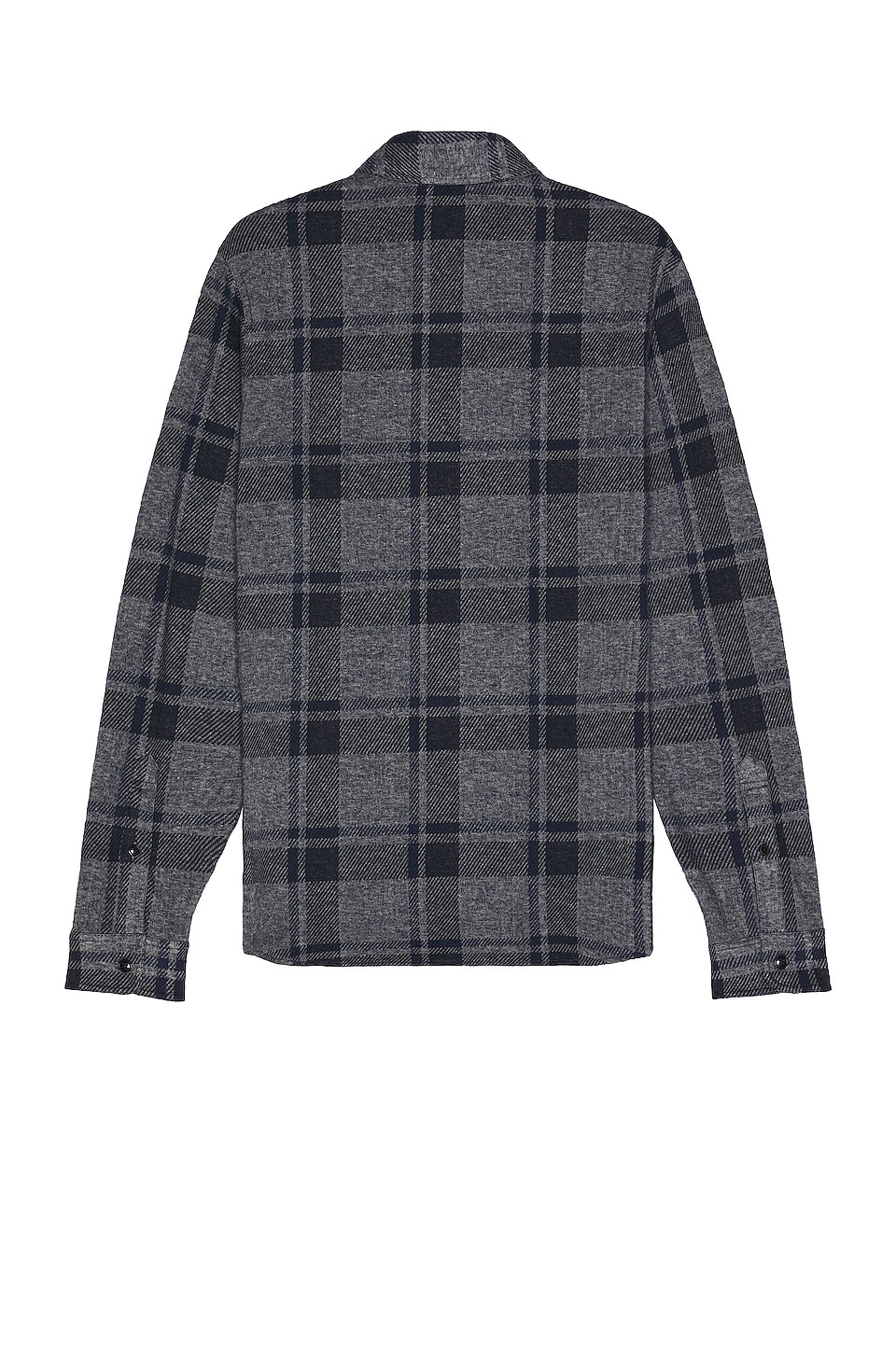 Faherty Legend sweater shirt in Grey Seas Plaid