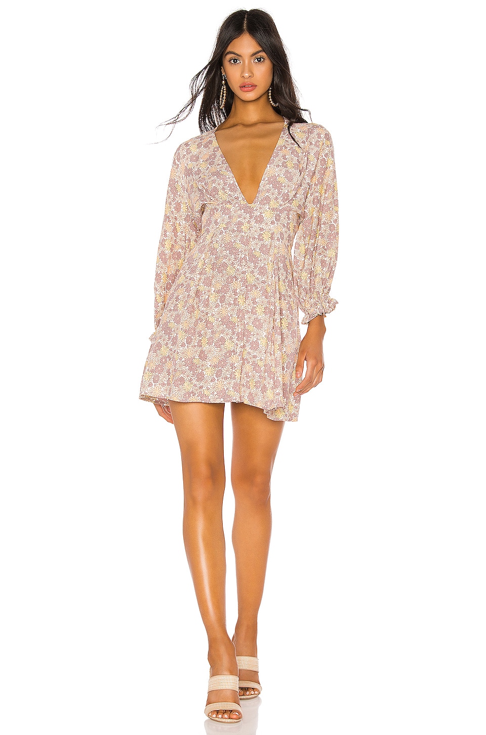 FAITHFULL THE BRAND Palmaro Mini Dress in Zoella Floral | REVOLVE