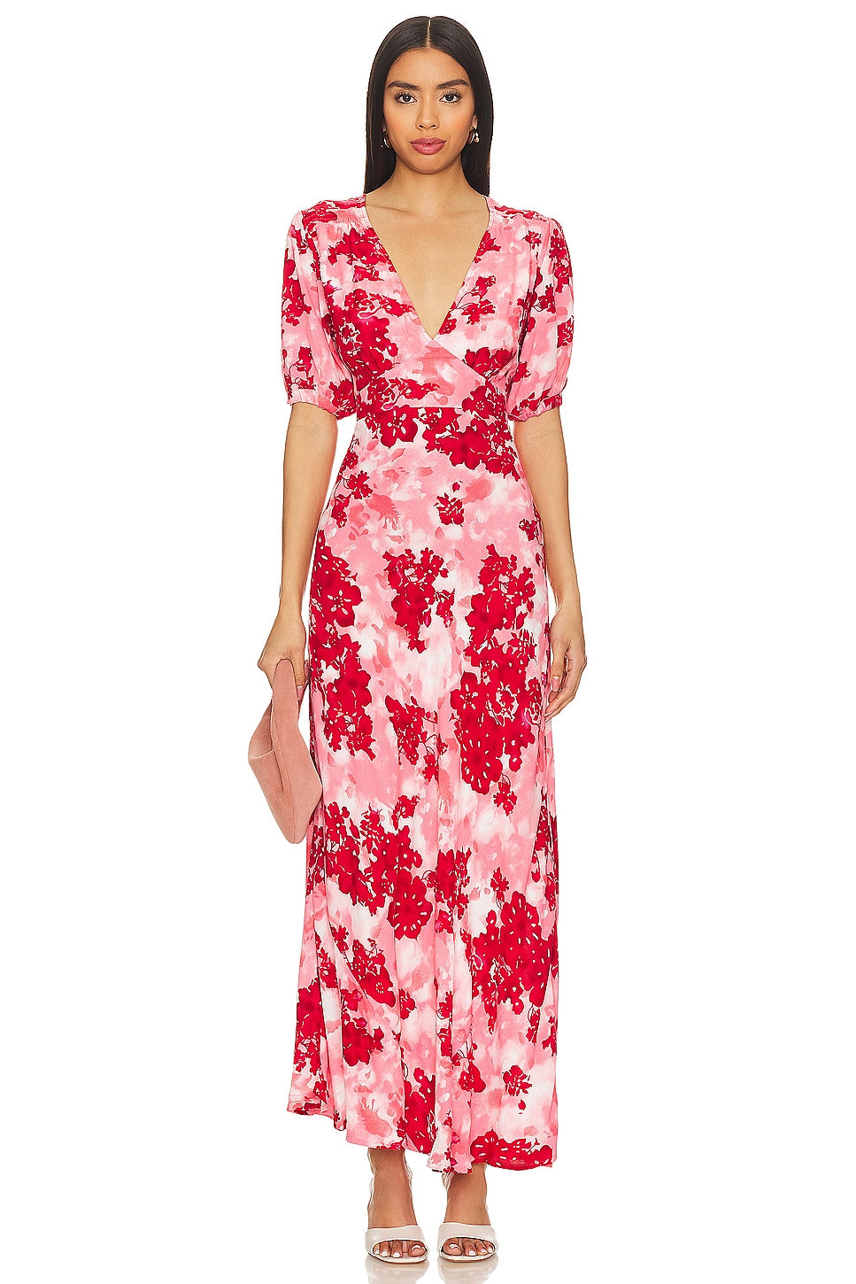 Faithfull The Brand Las Mayas Midi Dress In Rosella Floral Revolve