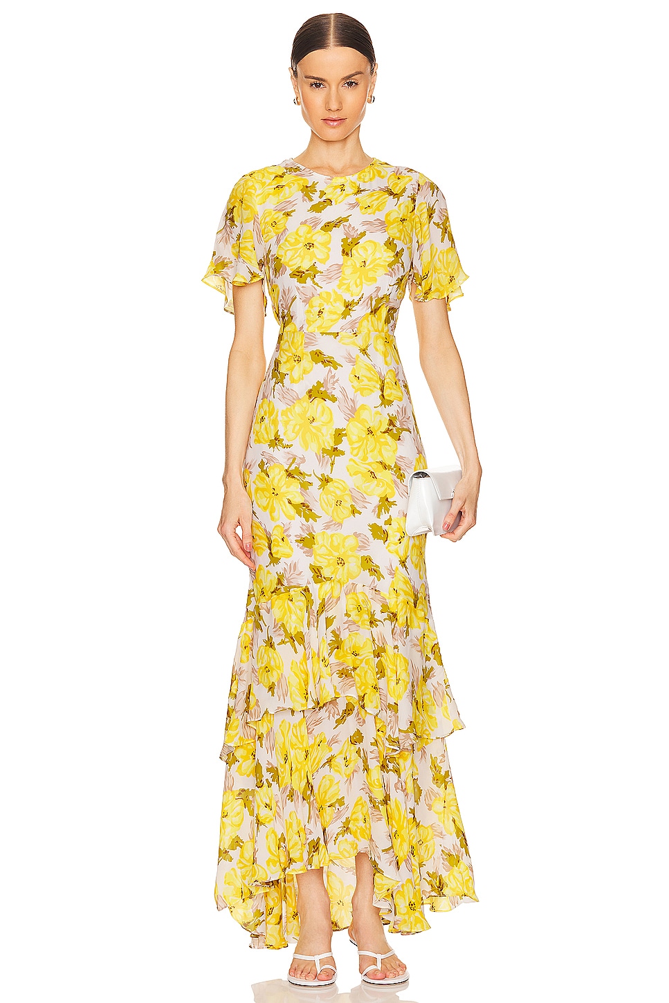 FAITHFULL THE BRAND Esperanza Midi Dress in Isadora Floral | REVOLVE