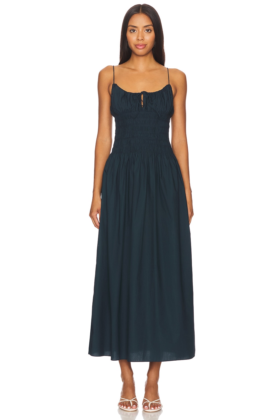faithfull the brand blue midi dress Miss Circle Women's Veronica Teal Lace Maxi Dress