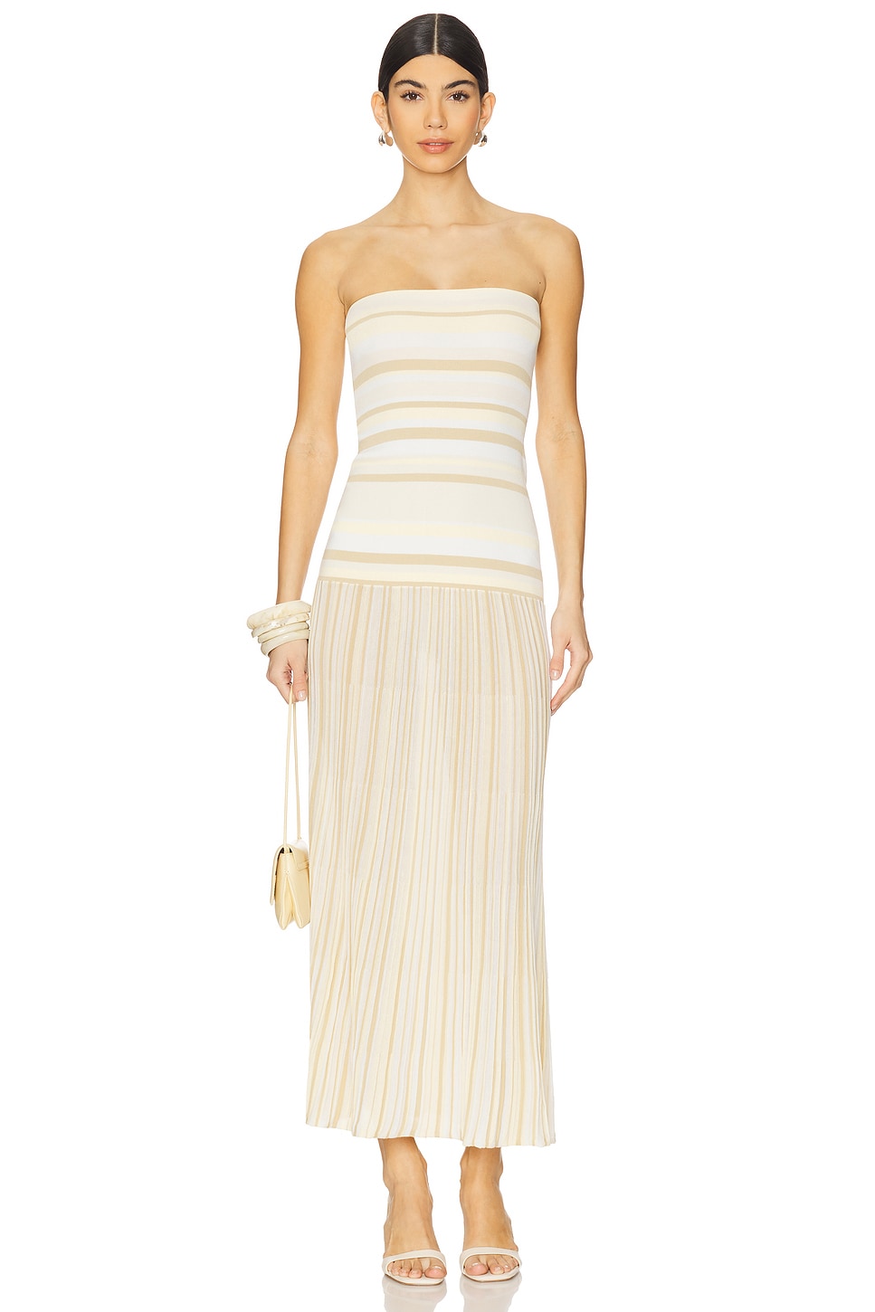 Faithfull The Brand - Citara Strapless Dress | Plush Faithfull The Brand - Citara Strapless Dress | Plush