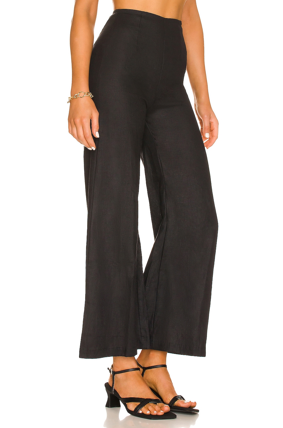 FAITHFULL THE BRAND Ottavio Pants in Black