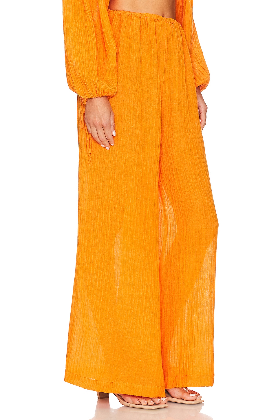 FAITHFULL THE BRAND Rupina Pants in Tangerine