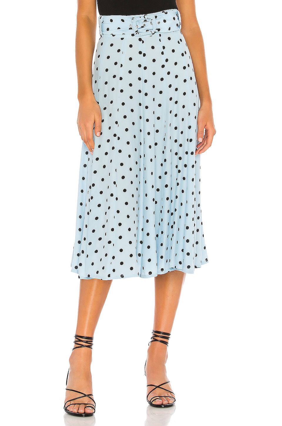 FAITHFULL THE BRAND LUDA ミディ丈スカート 