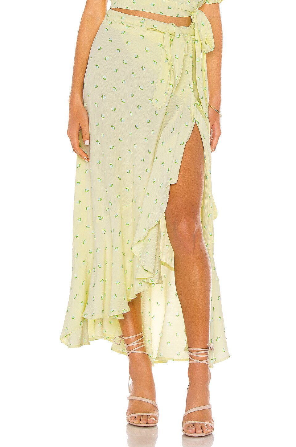 FAITHFULL THE BRAND Aubrie Skirt in Bisset Floral