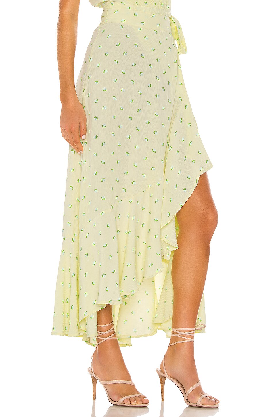 FAITHFULL THE BRAND Aubrie Skirt in Bisset Floral