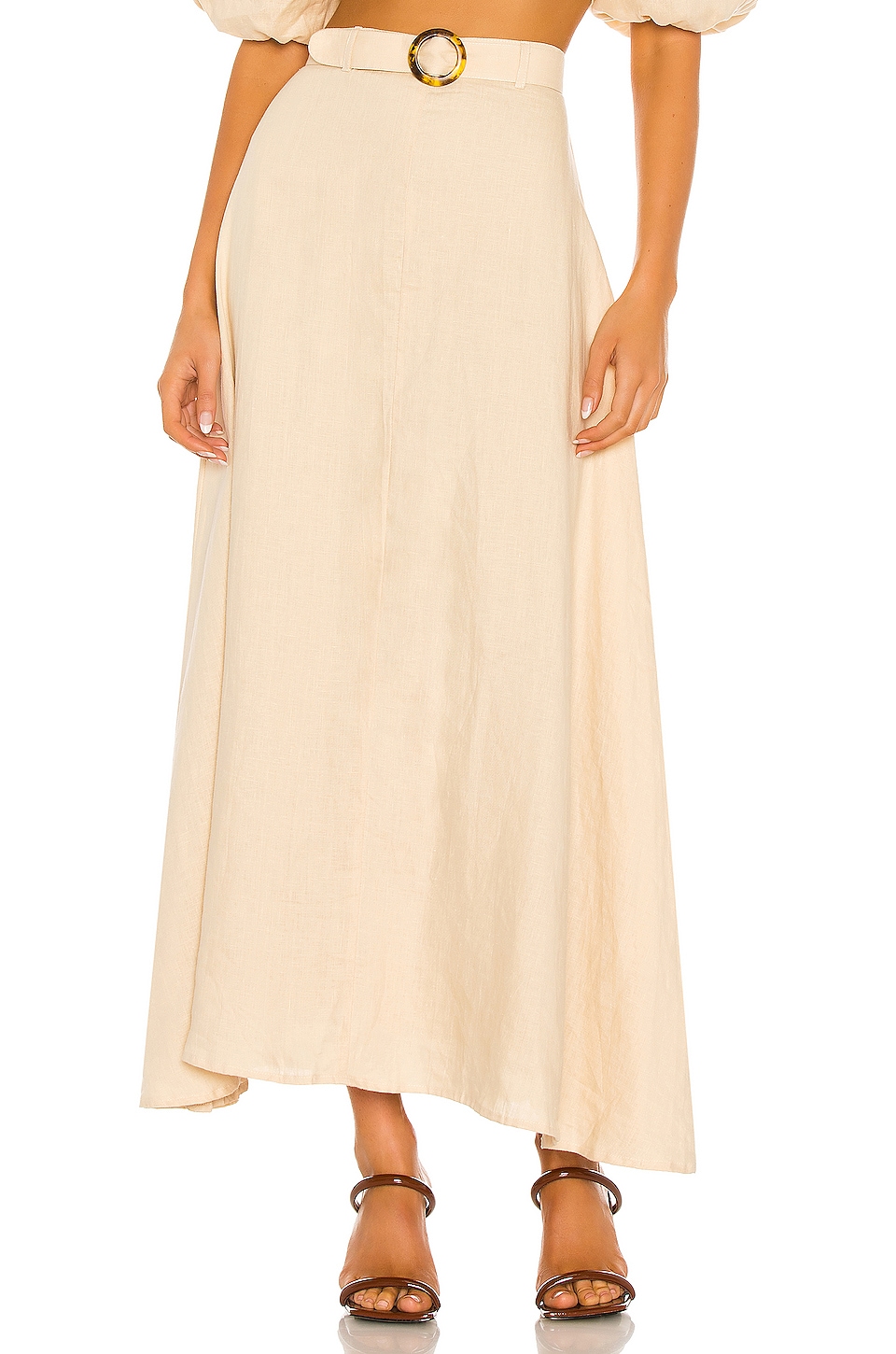 midi skirt revolve
