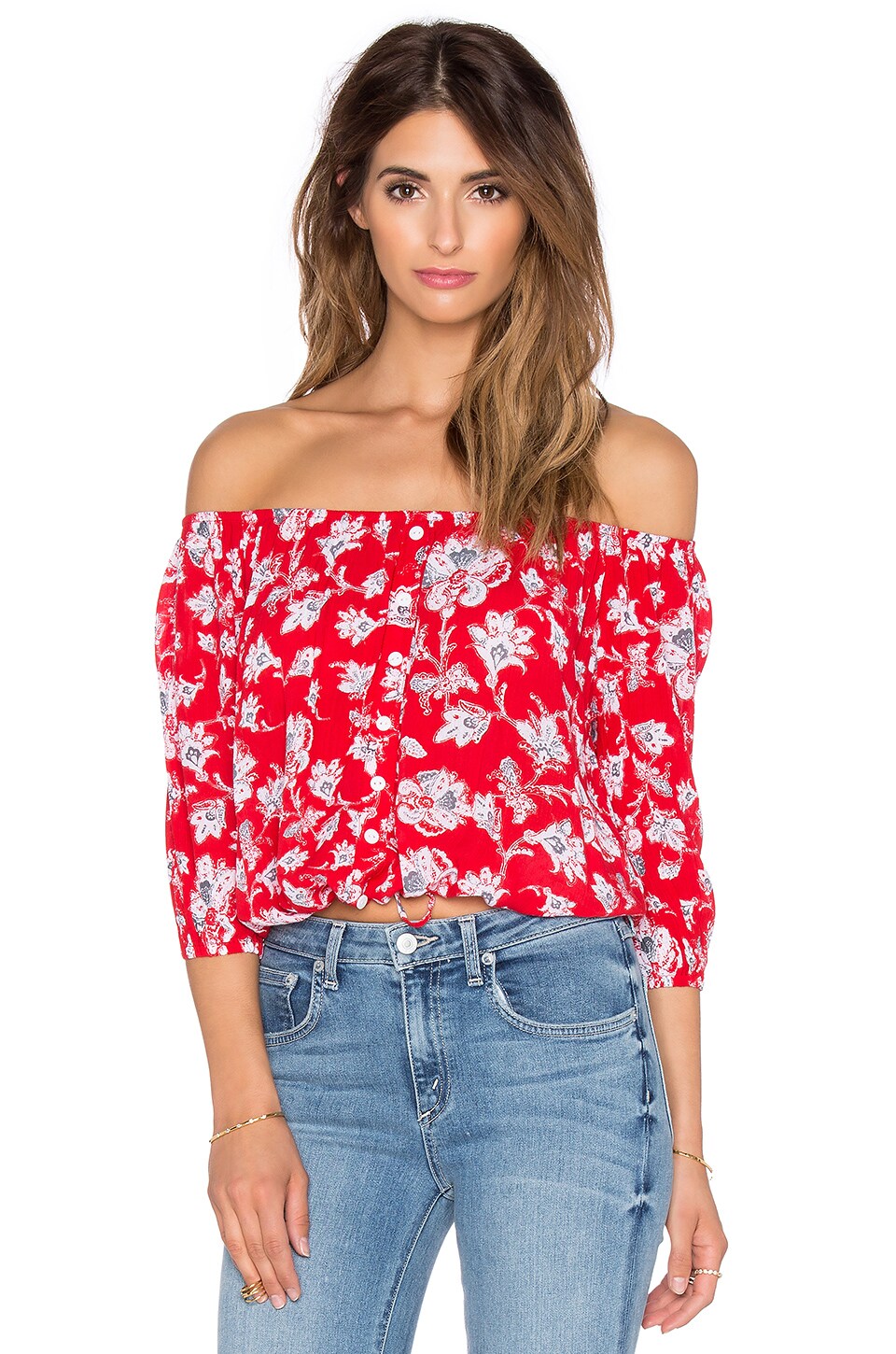 FAITHFULL THE BRAND Garden Top in Summer Dreams