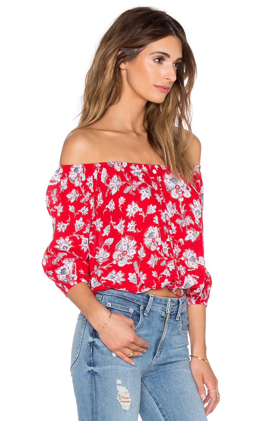 FAITHFULL THE BRAND Garden Top in Summer Dreams