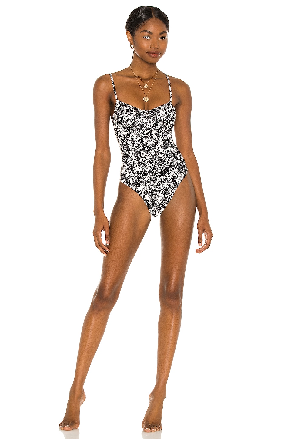 FAITHFULL THE BRAND Mumbai One Piece in Fiorella Floral Print