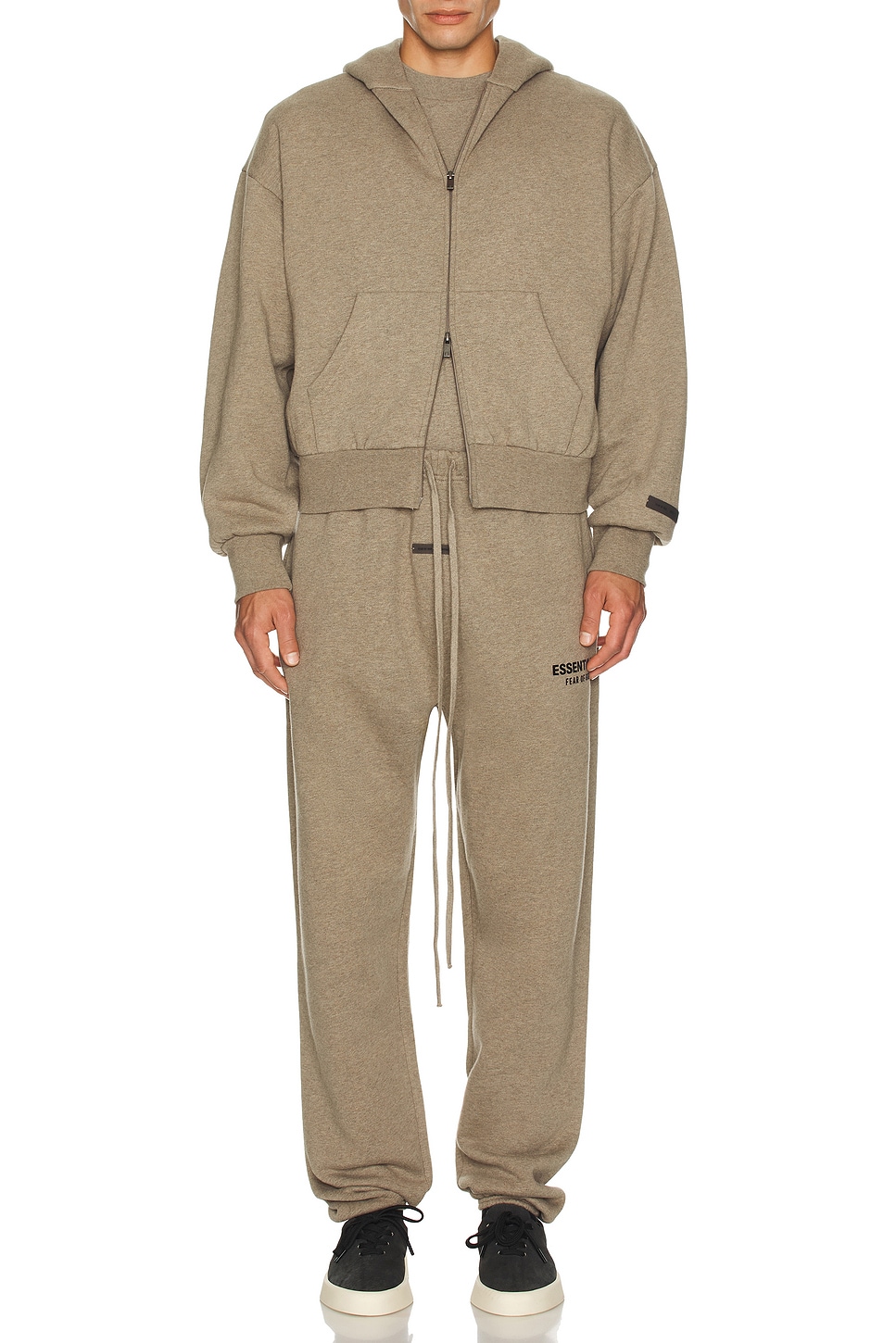 Classic Fit Fleece Zip Up Hoodie
