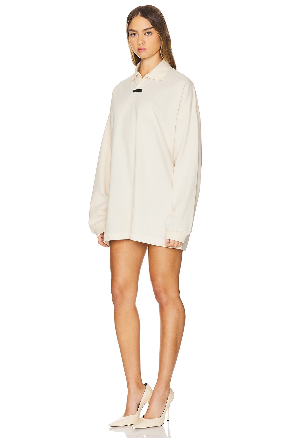 Fear of God ESSENTIALS Pique Long Sleeve Polo thumbnail