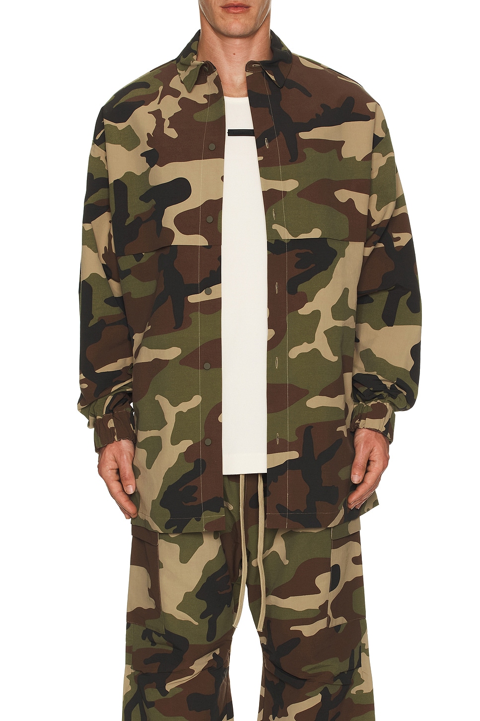 Military Nylon Overshirt - Thumbnail 4
