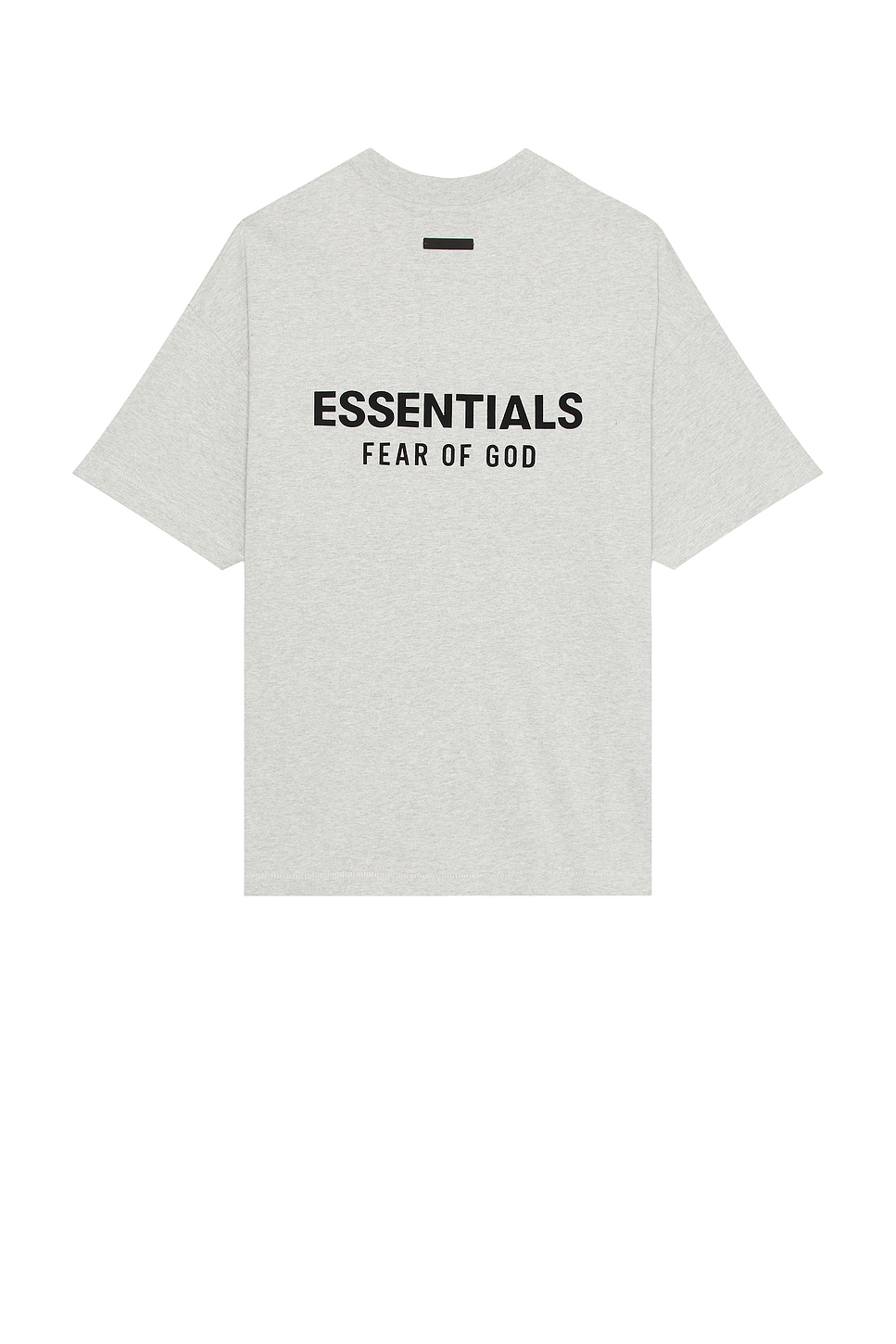 Fear of God ESSENTIALS Jersey Crewneck T-Shirt in Light Heather Gray ...