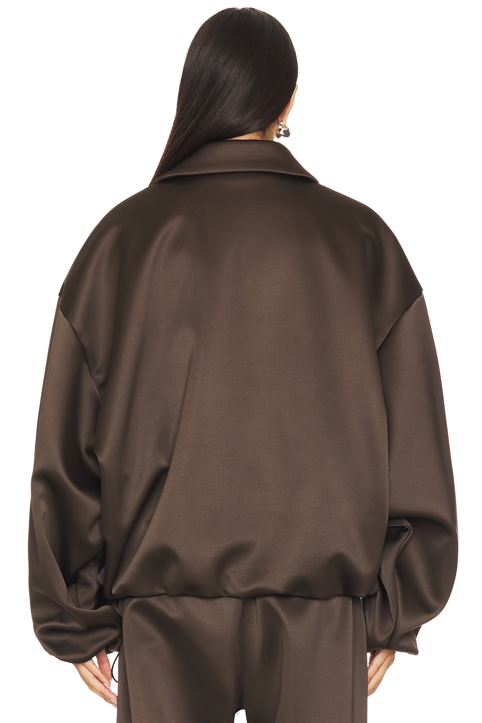 Fear of God ESSENTIALS - Satin Bomber Jacket | Plush