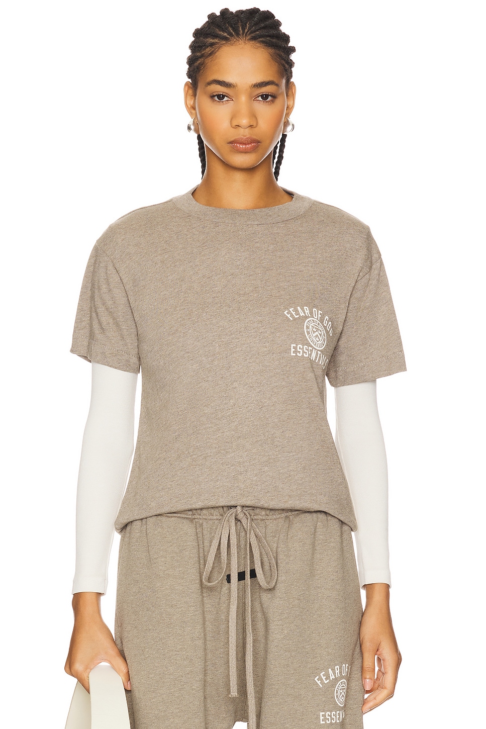 Fear of God ESSENTIALS トップ - Heather Gray | REVOLVE