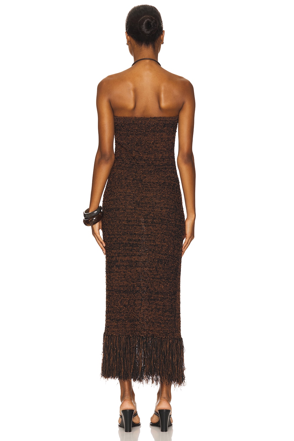 Boucle Fringe Dress