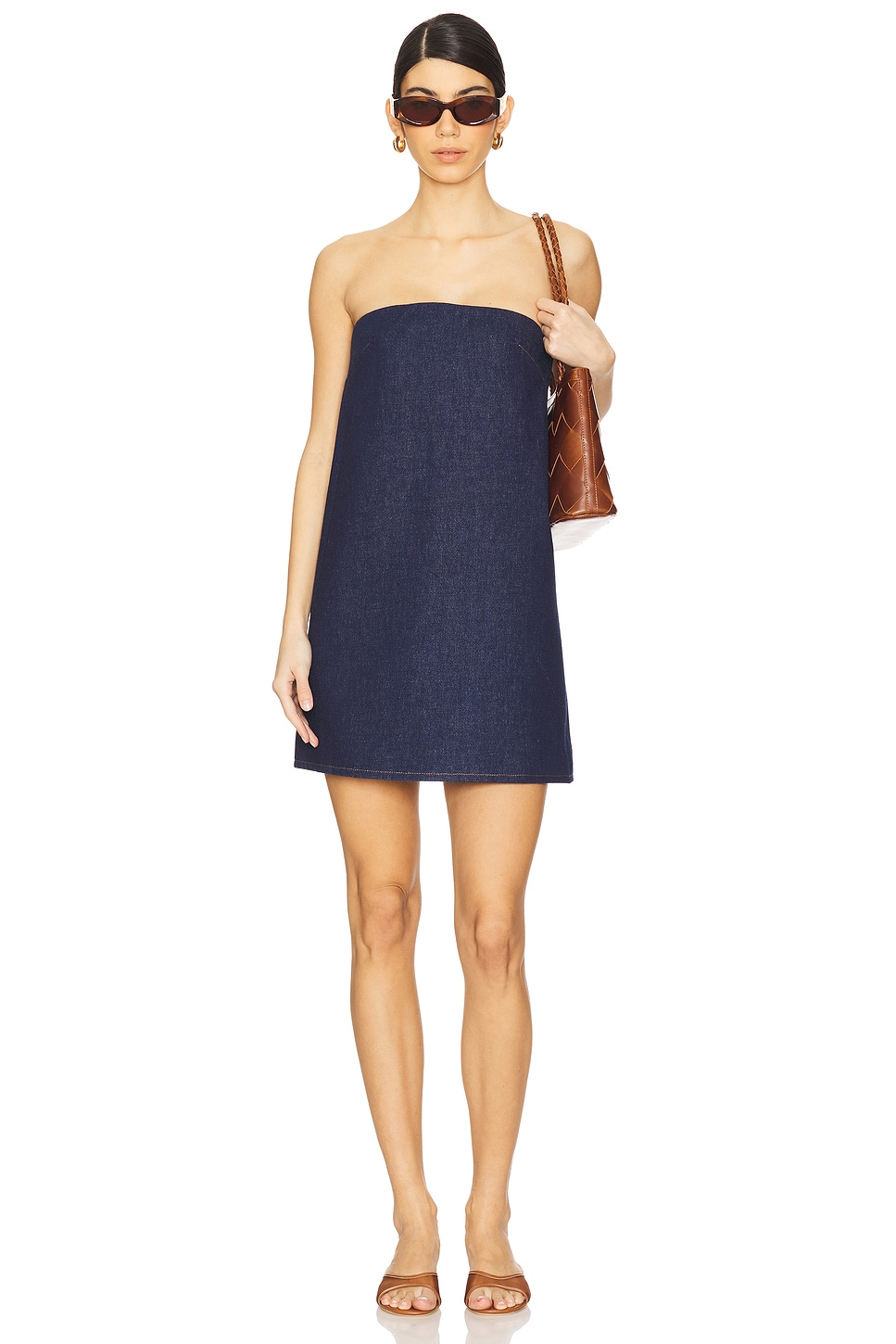 FRAME The Strapless Mini Dress in Acquaintance REVOLVE
