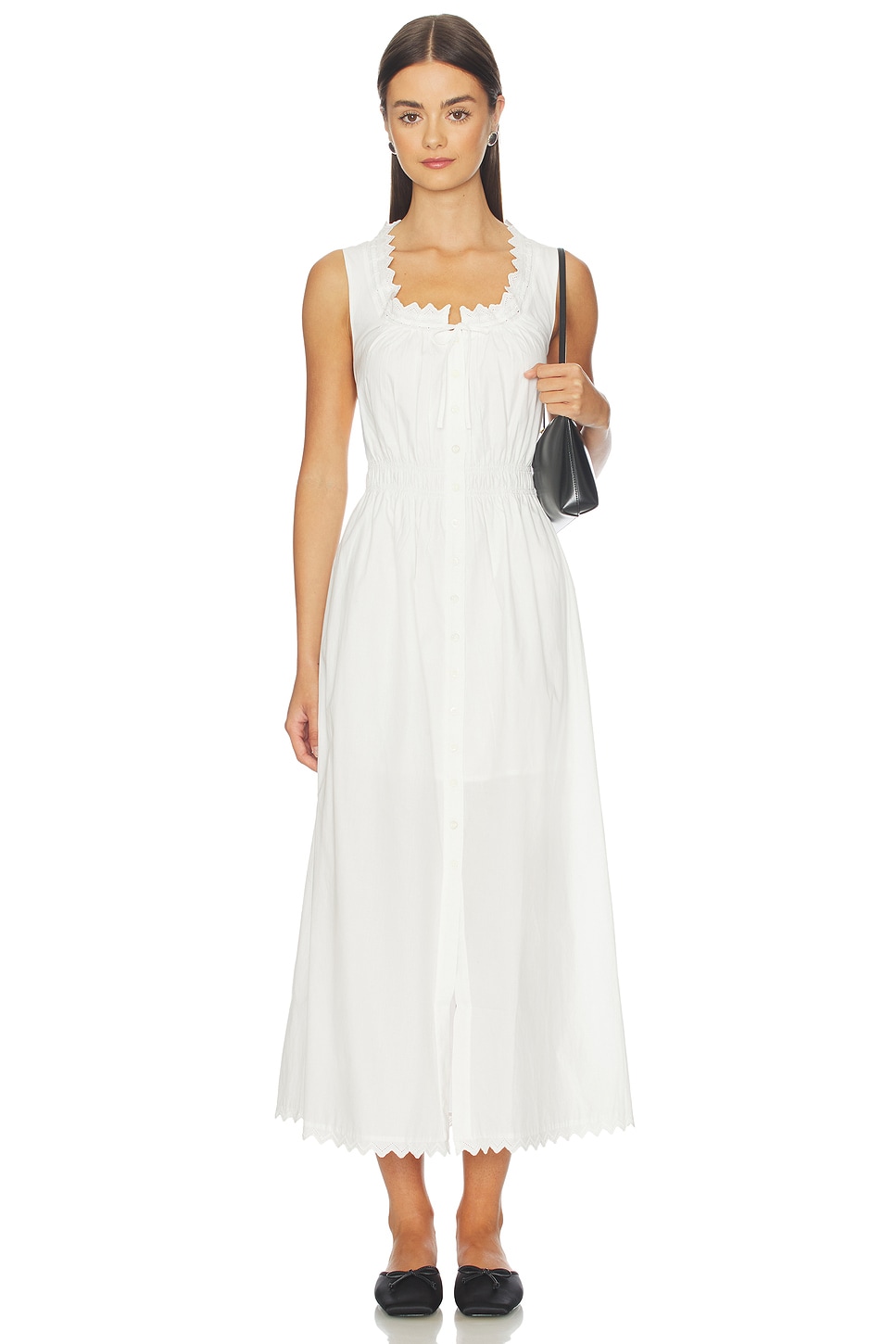 knee length dresses for ladies Frame Women's Puff Sleeve Dress main image 1