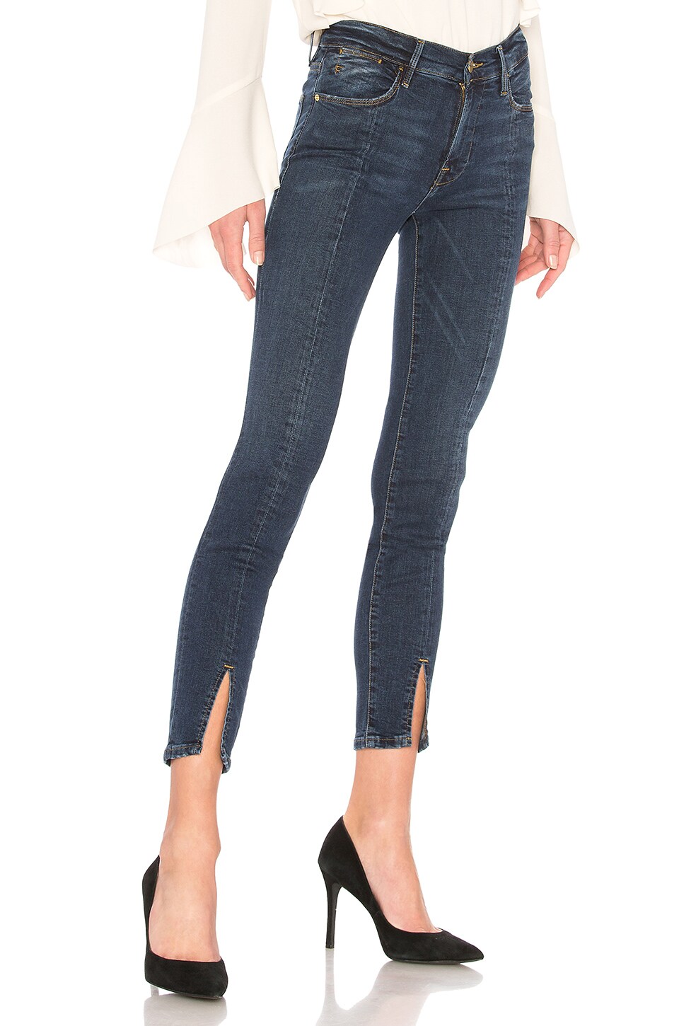 frame le skinny 紧身牛仔裤