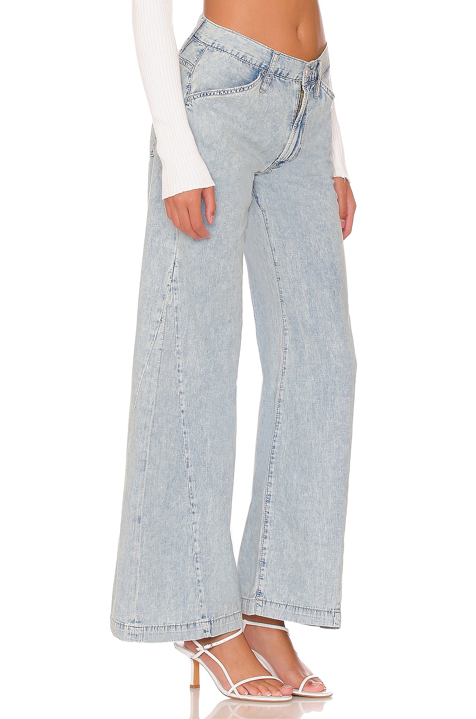 FRAME Le Baggy Palazzo in Aries