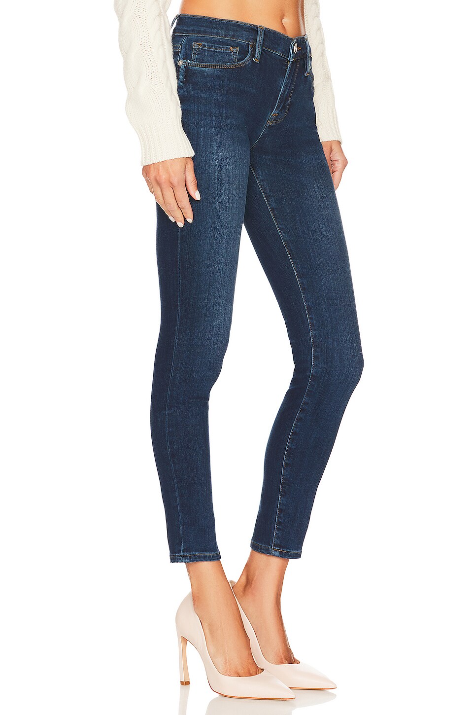 FRAME Le Skinny De Jeanne in Orlena