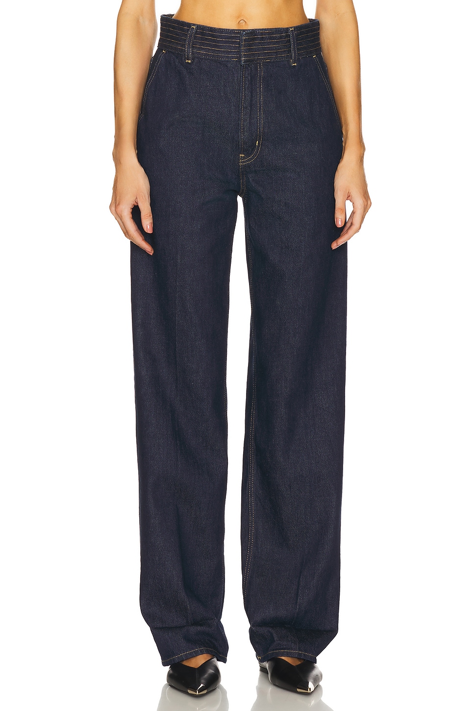 FRAME The Trapunto Trouser Jeans