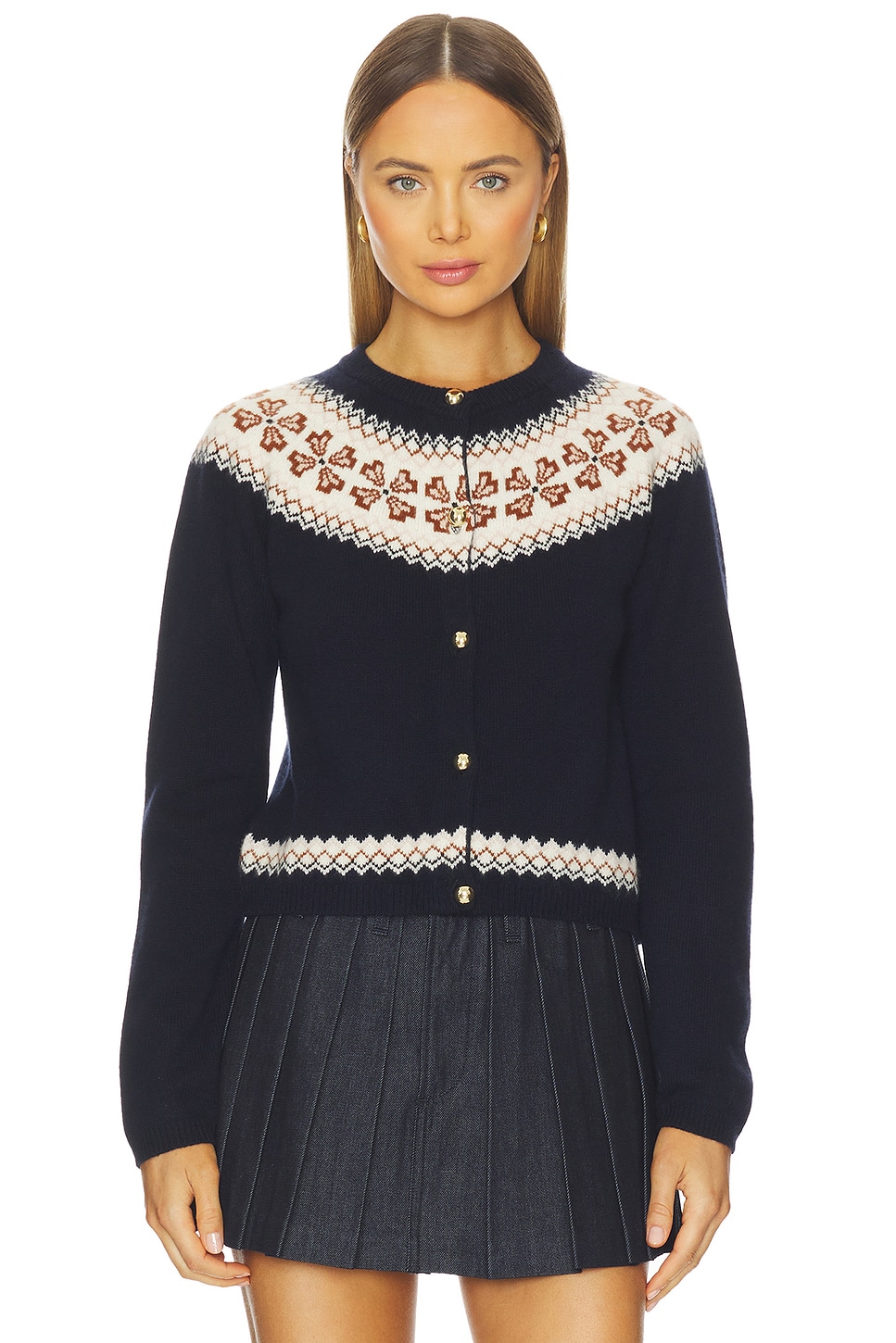 The Cashmere Fairisle Cardi