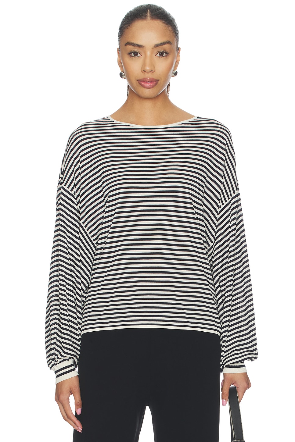 The Striped Slouchy Sweater - thumbnail 2
