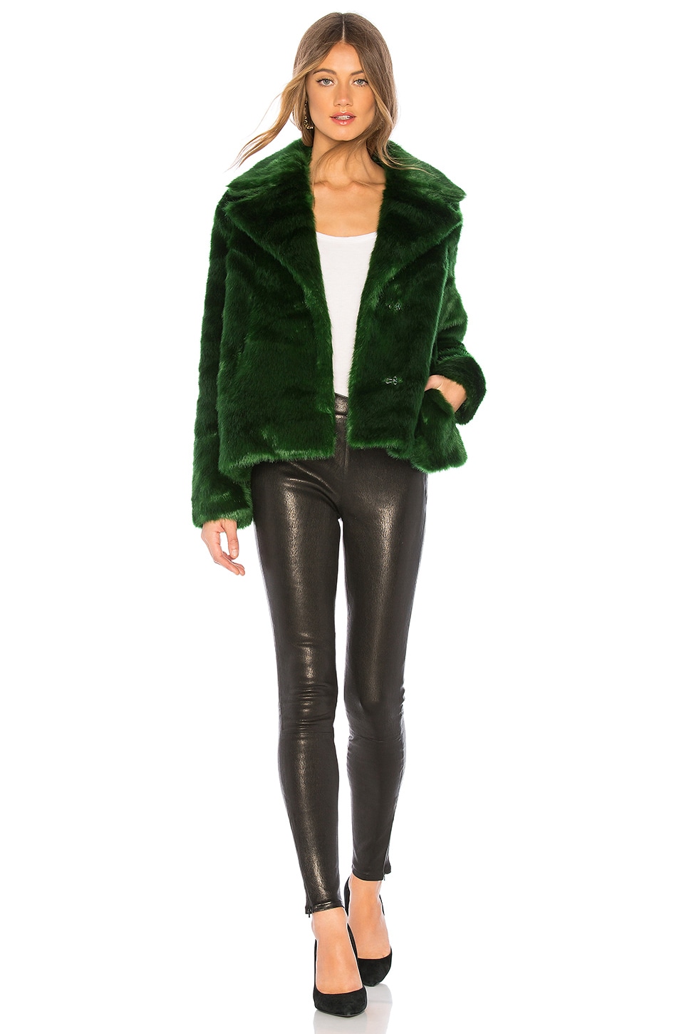 Notched Collar Coat