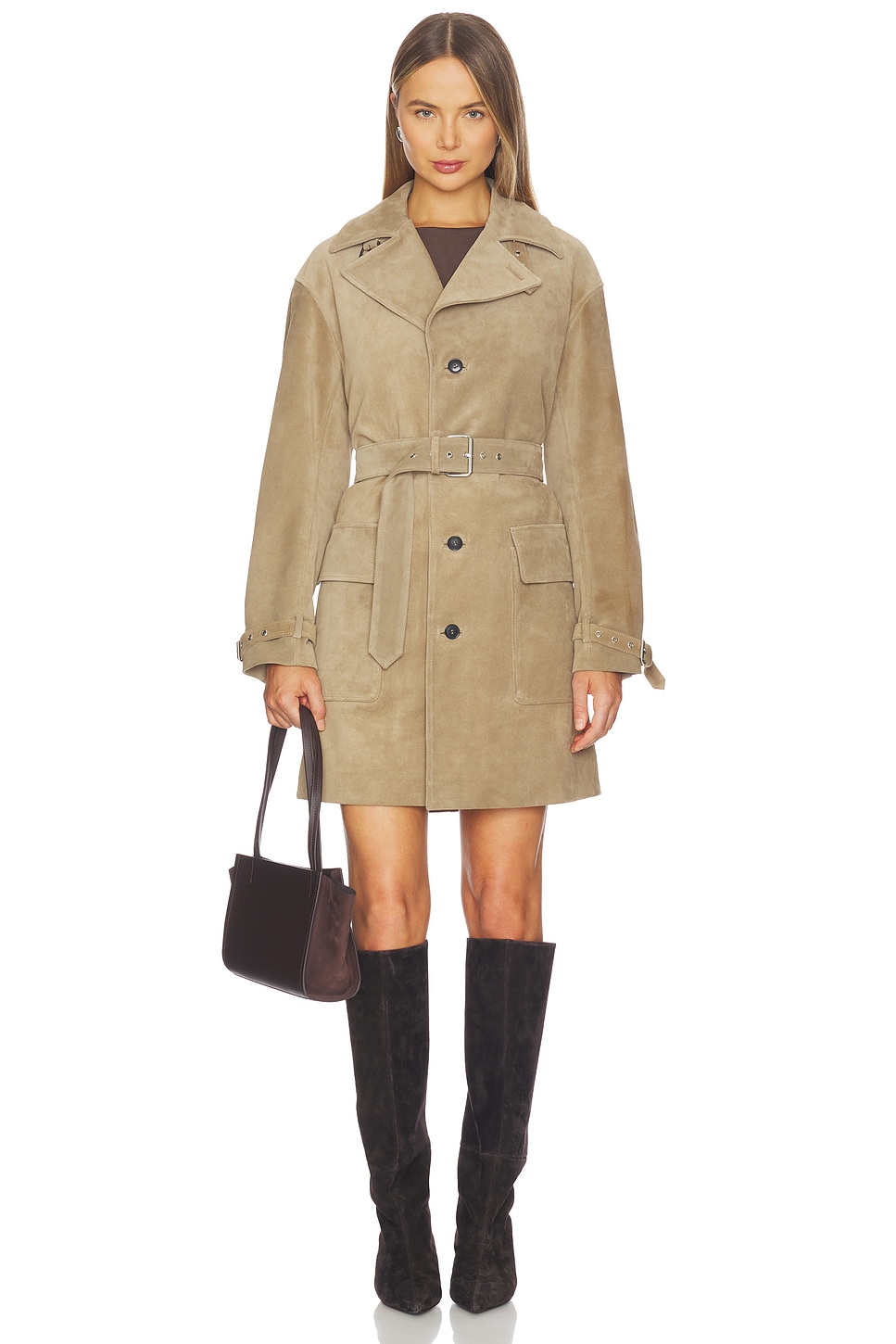 The Suede Trench Jacket