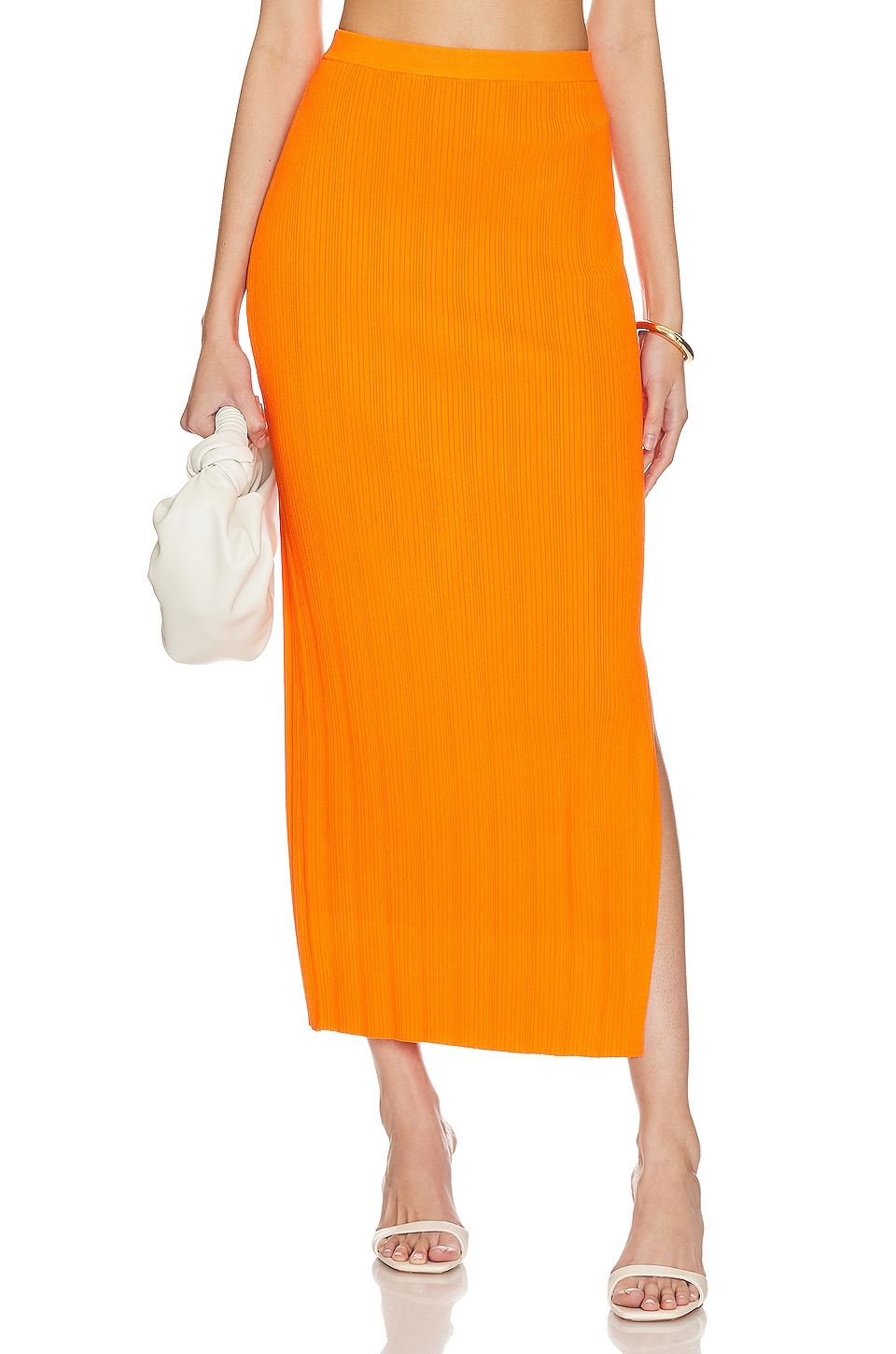 Bias Skort - Splish Splash with Tangerine