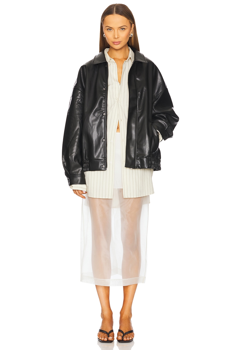 FRAME Silk Organza Skirt thumbnail