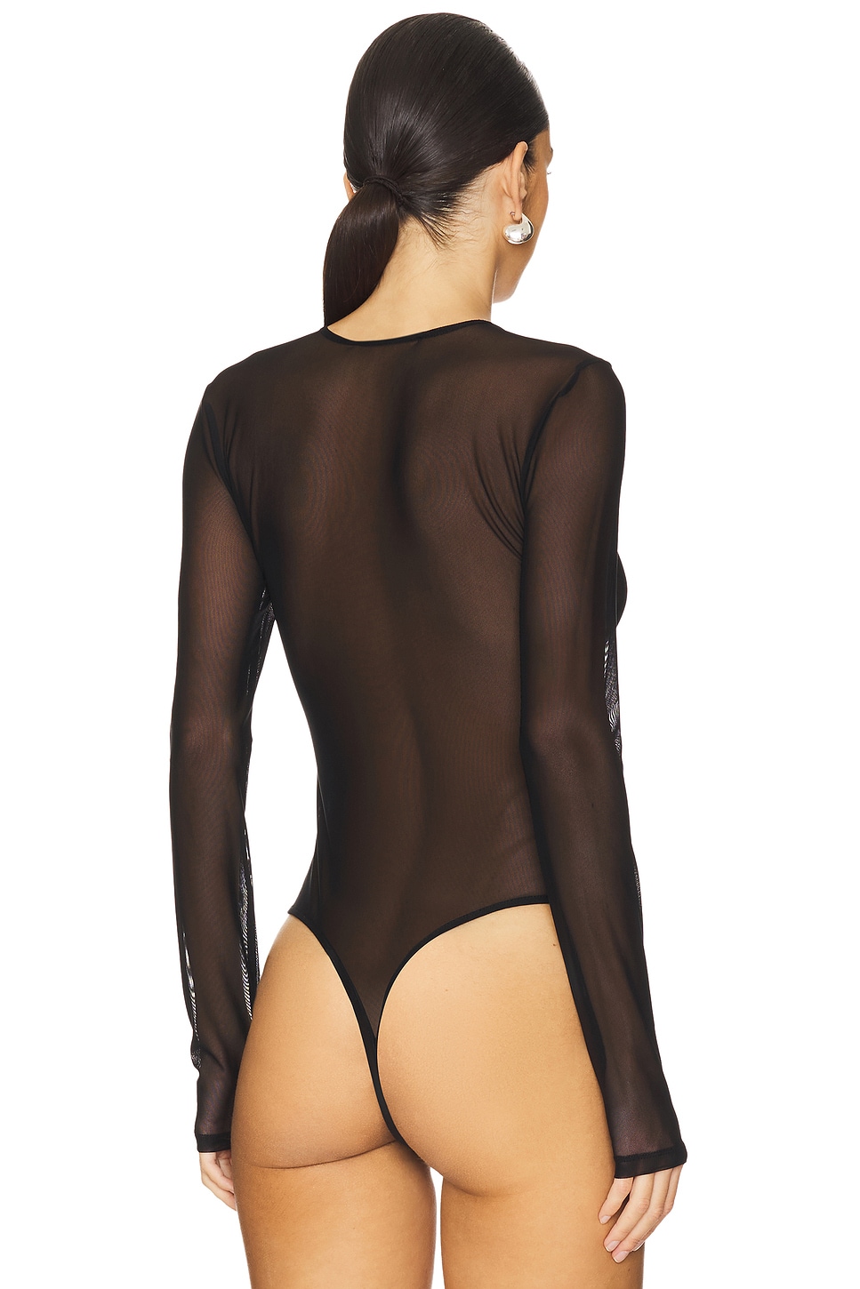Stretch Mesh Bodysuit - Thumbnail 4