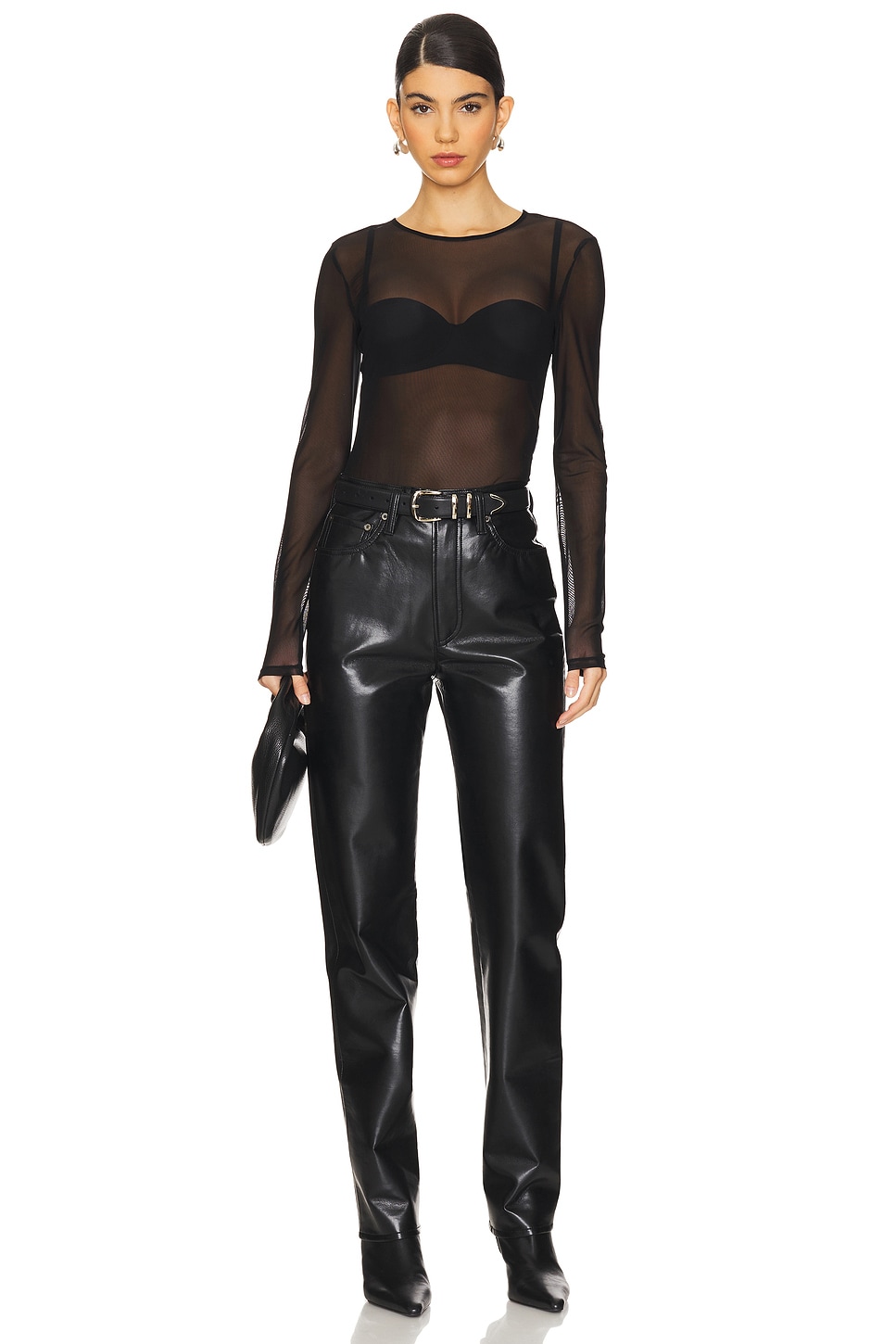 Stretch Mesh Bodysuit - Thumbnail 5