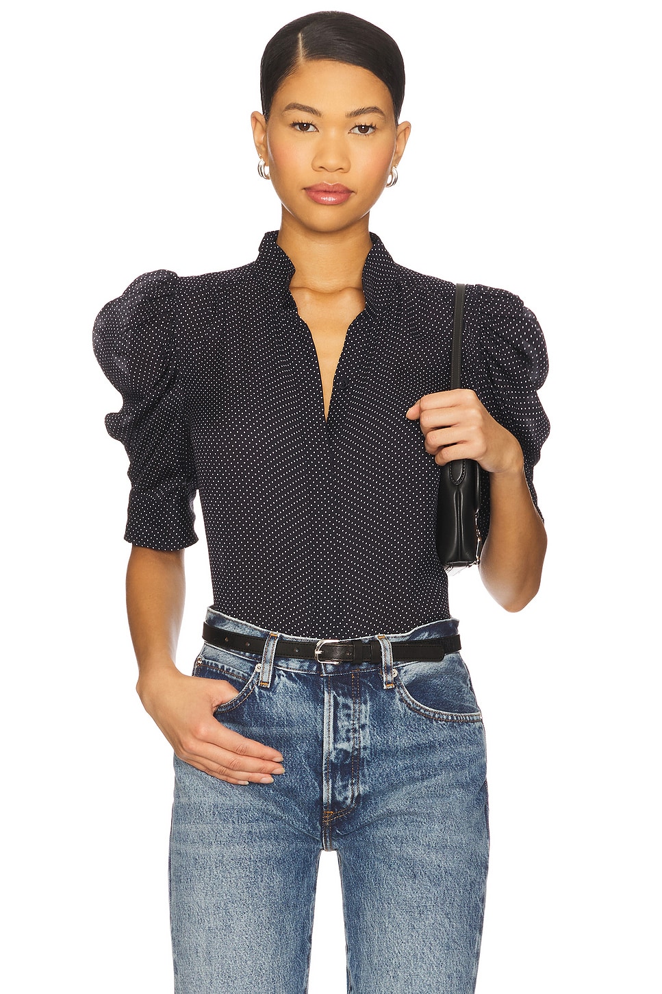 【meltthelady】denim9 Nina Leonard Sleeveless A-line Denim Twill Dress - 23457640