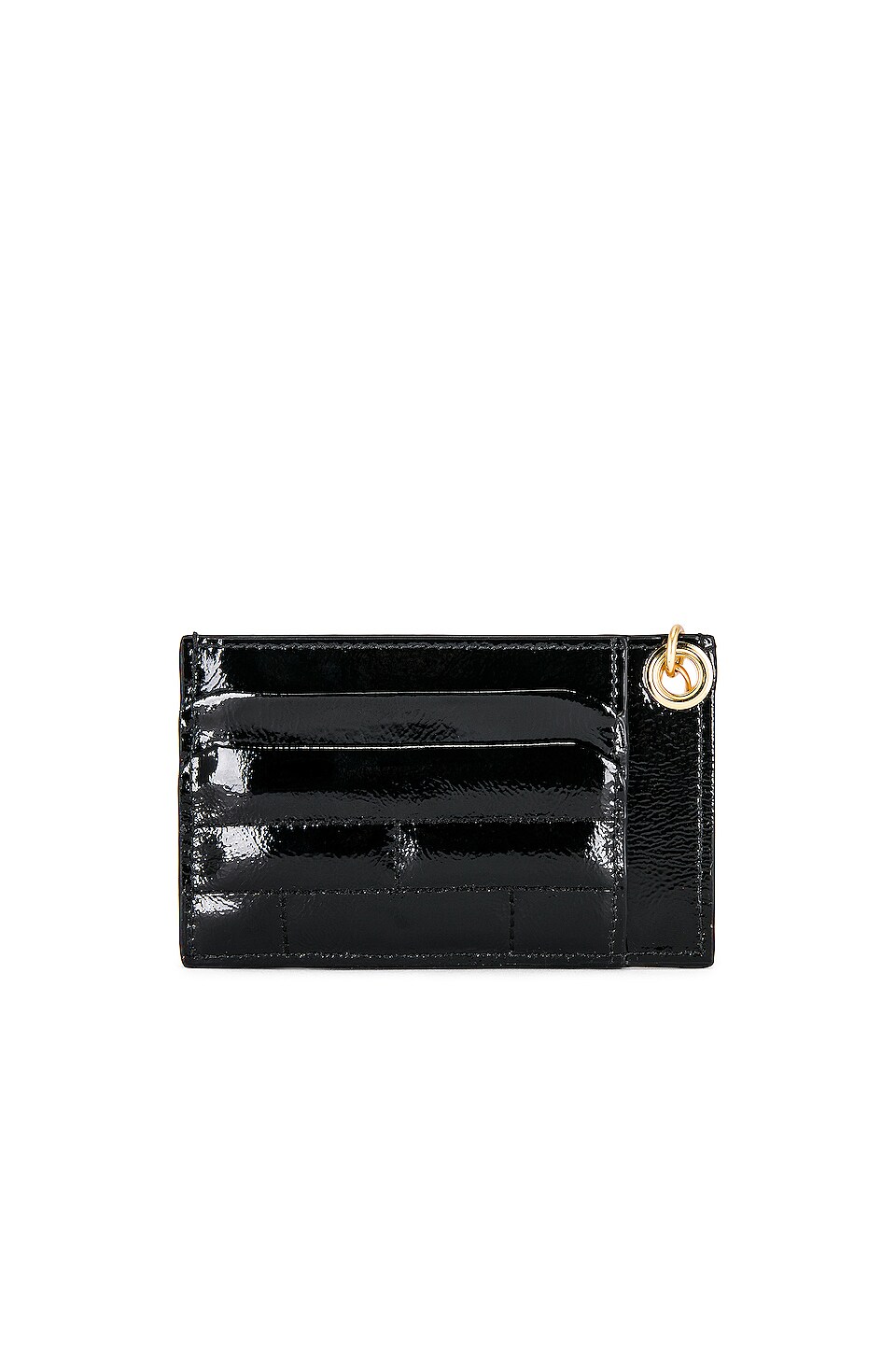 FRAME Card Holder in Noir Naplak