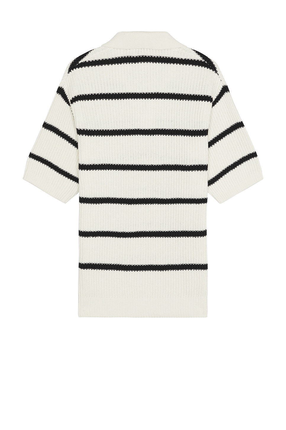 Striped Polo Sweater - Thumbnail 2