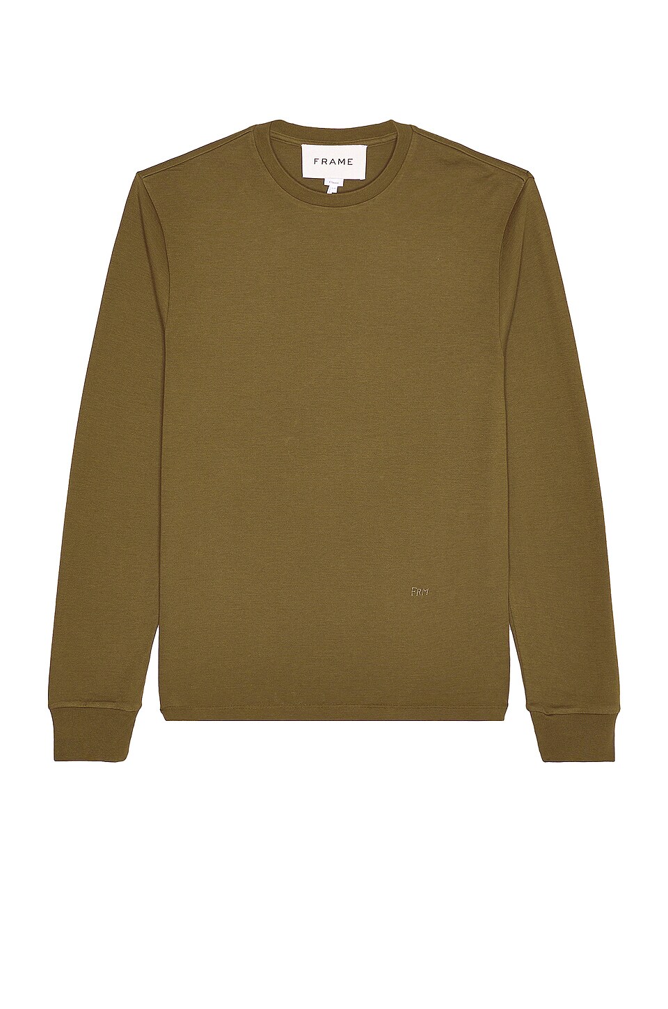 FRAME Duo Fold Crew in Rifle Green